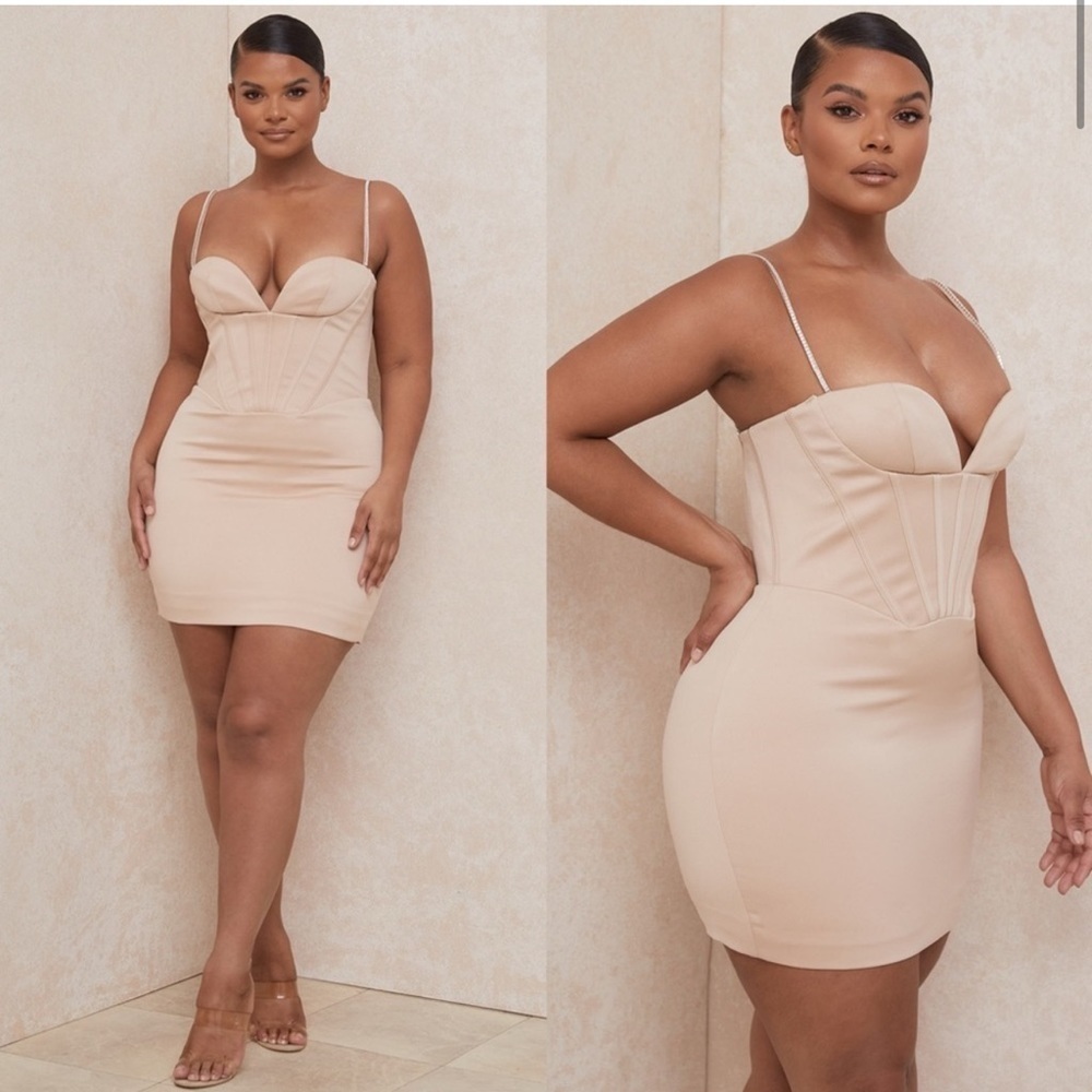 House of CB Cordelia Crystal Mini Corset Dress - Picture 3 of 12